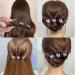 Braided Satin Hair Clips Set for Women Girls - 6PCS Triple Braided Hair Bands with Butterfly Clips - Buy Online on GoSupps.com