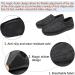 Diabetic Shoes & Edema Footwear | Adjustable Slippers for Swollen Feet - Comfort & Support | Black 11.5 Men - Buy Online on GoSupps.com