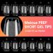 Melous 120 PCS Short Coffin Nail Tips | Soft Gel Full Cover & Half Matte Gel Tips for Perfect Nails | International Shipping - Buy Online on GoSupps.com