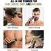 Hair Clippers Professional Beard Trimmer Men Cordless Self Hair Trimmer Smooth Clipping Rechargeable 1600mah Battery LED Screen and T-Shaped Blade-Grooming Baldheaded Sharp Shaver Gifts for Men Gold - Buy Online on GoSupps.com