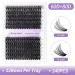 Buy Individual Eyelashes - 240 PCs DIY Cluster Eyelash Curl Mix 16-20mm for Extensions at Home - Buy Online on GoSupps.com