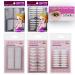 5 Packs Natural Invisible Single/Double Side Eyelid Tapes Stickers Medical-use Fiber Eyelid Strips Instant Lift Eye Lid Without Surgery Perfect for Hooded Droopy Uneven Mono-eyelids 5 Packs/1000pcs