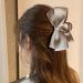 Bow Clips - Large Hair Claw Clamp Hair Barrettes Satin Bow for Hair Clips Hair Styling Clamps for Adult and Women Champagne - Buy Online on GoSupps.com