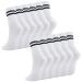 Utensilsto 6 pairs of women's socks sports socks tennis socks sports socks with stripes 38-43 cotton socks for women 38-43 white