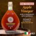 Due Vittorie Apple Vinegar - Premium Italian Gourmet Aged in Barrique Wine Barrels - All Natural Raw Cider Vinegar for Cooking - 16.9 fl oz - Buy Online on GoSupps.com