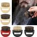 Professional Men's Beard Care Brush Bristles With Ergonomic Handle Comforable Mustache Grooming Tool Black Handle Black H - Buy Online on GoSupps.com