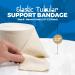 Large Knee & Medium Thigh Support Bandage - Elastic Tubular Bandage Size B 10M Box (2.5 X 33 feet) - Natural Color | Cotton Spandex - Buy Online on GoSupps.com