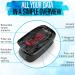 iProven Fingertip Pulse Oximeter Monitor - Clinically Accurate O2 Saturation Monitor for Heart Rate - Black-Red - Buy Online on GoSupps.com