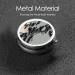 Pine Tree Under The Moon Round Pill Box - 3 Compartment Travel Organizer for Medications | Portable Pill Holder - Buy Online on GoSupps.com