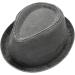 Men's Casual Vintage Washed Cotton Fedora Hat Black - Large-X-Large - Buy Online on GoSupps.com