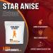 Star Anise Extract Powder - 250g (8.8oz) - Pure & Natural | BulkSupplements - Buy Online on GoSupps.com