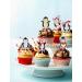 GUGUWEN Glitter Set Of 18 Glitter Winter Penguin Cupcake Topper Cute Penguin Interesting Funny Cupcake Dessert Toppers Winter Christmas Happy New Year Party Decorations Party Decor - Buy Online on GoSupps.com