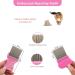 FurCare 7-Piece Flea Comb Set for Cats and Dogs - Stainless Steel Lice and Tick Removal - Pink Color - Buy Online on GoSupps.com