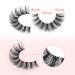 JIMIRE 3D Faux Mink Wispy Curly Eyelashes 15mm - 7 Pairs Pack for Fluffy Natural Volume Cat Eye Look | Clear Band | 8-15mm - Buy Online on GoSupps.com