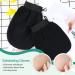 Pafuwei 2 Pieces Exfoliating Gloves - Double-sided Body Exfoliator Mitt for Dead Skin Removal in Bath, Shower, or Spa - Black - Buy Online on GoSupps.com