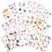 Knaid Watercolor Birds and Flowers Stickers Set - Decorative Sticker for Scrapbooking  Kid DIY Arts Crafts  Album  Bullet Journaling  Junk Journal  Planners  Calendars and Notebook
