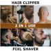 KEMEI Men's Hair Trimmer & Electric Razor Foil Shaver - Cordless Beard Trimmer & Grooming Kit - Buy Online on GoSupps.com