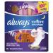 Always Radiant Pads Size 4 Overnight Absorbency Scented 10 Count