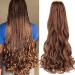 Dt cheryl French curls braiding hair 8 pack pre-stretched French curly brawoid hair 24 inch loose wave curly braids hair extensions 75g/pack French curly synthetic hair extensions (30#) 30# 24 inch