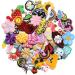 Harsgs 60pcs Random Embroidered Patches in Bright Vivid Colors - Sew On/Iron On for Clothes, Hat, Jeans - DIY Accessories - Buy Online on GoSupps.com