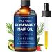 Nexon Botanics Tea Tree Rosemary Oil For Hair Growth 4 fl oz - Hair Oil for Bonding - With Frankincense Avocado & Castor Oil - For Dry Scalp & Hair Care Hair Bonding Oil