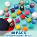 48 Pack Self Adhesive Wrap Bandages - 2 x 5 Yard Cohesive Athletic Tape for Sports Injuries, First Aid Treatment - Multicolored Vet Wrap for Pets - Buy Online on GoSupps.com