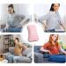 Hongjingda Inflatable Lumbar Support Pillow - Ergonomic Back Cushion for Posture Correction & Spine Health - Pink with Gas Needle - Buy Online on GoSupps.com