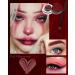 Waterproof Matte Gel Eyeliner Pot- Red Long Lasting Cream Eyeliner Eyebrow Gel High Intensity Pigments Smudge-proof Eye Liner Brow Cream for Halloween Cosplay Show Eye Liner Brow Face Makeup-#117 - Buy Online on GoSupps.com