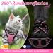 Rabbitgoo Cat Dishes & Linen Set - Adjustable Soft Cat Harness with Reflective Stripes for Cats & Kittens - Pink 1 Pack - Buy Online on GoSupps.com