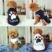Brocarp 2 Pack Dog Shirt Puppy Clothes - Basic Vest Outfit for Small Medium Large Dogs - Soft Cotton T-Shirt for Cats and Kittens - Black+White (Small) - Buy Online on GoSupps.com