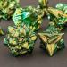 KERWELLSI Metal Dice Set - Unique Leaf Design D&D Dice with Cool Box | Handmade Polyhedral Dice for RPG Games - Buy Online on GoSupps.com