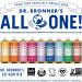 Dr. Bronner's 18-in-1 Natural Peppermint Soap 240ml - Eco-Friendly Multi-Purpose Cleaner | International Shipping Available - Buy Online on GoSupps.com