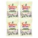 Taveners Coconut Mushrooms 120g Bags Great British Sweets Gluten free Dairy free (120g per pack) Pack of 4