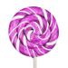 Grape Premium Sweet Whirls Lollipops 24 count 60 Grams & 3.25" Diameter per piece