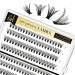Lankiz Self-Adhesive Eyelashes - 160pcs No Glue Required 40D C Curl DIY Reusable Individual Eyelash Extensions - Buy Online on GoSupps.com