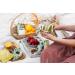 HUNNYBEEE Beeswax Wrap - 7 Pack Sustainable Reusable Food Wrap in 3 Sizes (S M L) - Buy Online on GoSupps.com