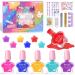 Etyjo nail polish children - removable water -based children nail polish girls non -toxic 6 colors quick -drying children nail polish non -toxic nail set girl glitter gift kit