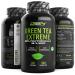 Green tea extreme - 180 capsules - 1370 mg green tea extract per daily dose - 95% polyphenols & 45% EGCG & piperin - laboratory tester green tea - high -dosed - vegan - German elite nutrition
