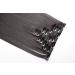 Clip-In Hair Extensions - 66cm Natural Black Synthetic Tresses with 18 Clips for Full Head - Buy Online on GoSupps.com