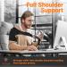 Premium Shoulder Brace for Men - Rotator Cuff Support Adjustable Compression Wrap & Sling for Pain Relief & Injury Recovery (L-XXL - Buy Online on GoSupps.com