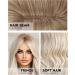 Wokestar Long White Blonde Wig for Women - Synthetic Hair with Curtain Fringe - Buy Online on GoSupps.com