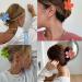12 Pieces Flower Claw Clips for Women - Matte Hair Jaw Clips in 12 Colors - Non Slip Strong Hold Barrettes for Thick and Thin Hair - Buy Online on GoSupps.com