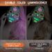 Halloween Glow in the Dark Face Tattoos - 18 Luminous Waterproof Sugar Skull Stickers for Kids & Adults - Perfect for Masquerade Party - Buy Online on GoSupps.com