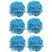 Buy Bath Loofah Pack of 6 - Exfoliating Shower Sponges for Scrubbing & Cleansing | Ideal Body Wash Pouf - Buy Online on GoSupps.com