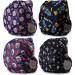 Littles and Bloomz Baby Reusable Pocket Cloth Diaper Standard Popper - Set of 4 Nappies - Buy Online on GoSupps.com