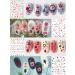 EBANKU Christmas Nail Art Stickers Decals 12 Sheets 3D Self-Adhesive Christmas Snowflake Elk Santa Adhesive Sticker Silver Gold Color Manicure for Christmas Decorations (Multicolored) - Buy Online on GoSupps.com