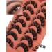 Alphonse D Curl Faux Mink Fluffy False Eyelashes | DIY Cluster Lashes | Natural Wispies | 7 Pairs Pack | Style A - Buy Online on GoSupps.com