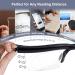 SKYWAY Focus Adjustable Glasses Dial Vision TR90 Frame Focal Adjustable Glasses Adjustable Vision Eyeglasses Near and Far Sight Black - Buy Online on GoSupps.com