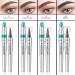 Microblading Eyebrow Pen - 3D Waterproof Natural Brows | 4-Tipped Precision Brow Pen for All-Day Wear (Light Brown) - Shop Internationally - Buy Online on GoSupps.com