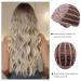 Uevies 26-Inch Long Brown & Blonde Synthetic Wig - Realistic Middle Part Ponytail for Halloween Cosplay Parties & Daily Wear - Buy Online on GoSupps.com